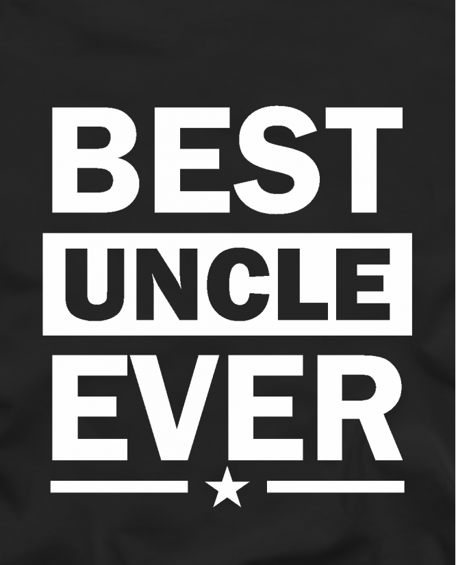 Marškinėliai Best uncle ever